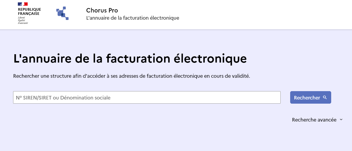 L’annuaire de la facturation électronique
